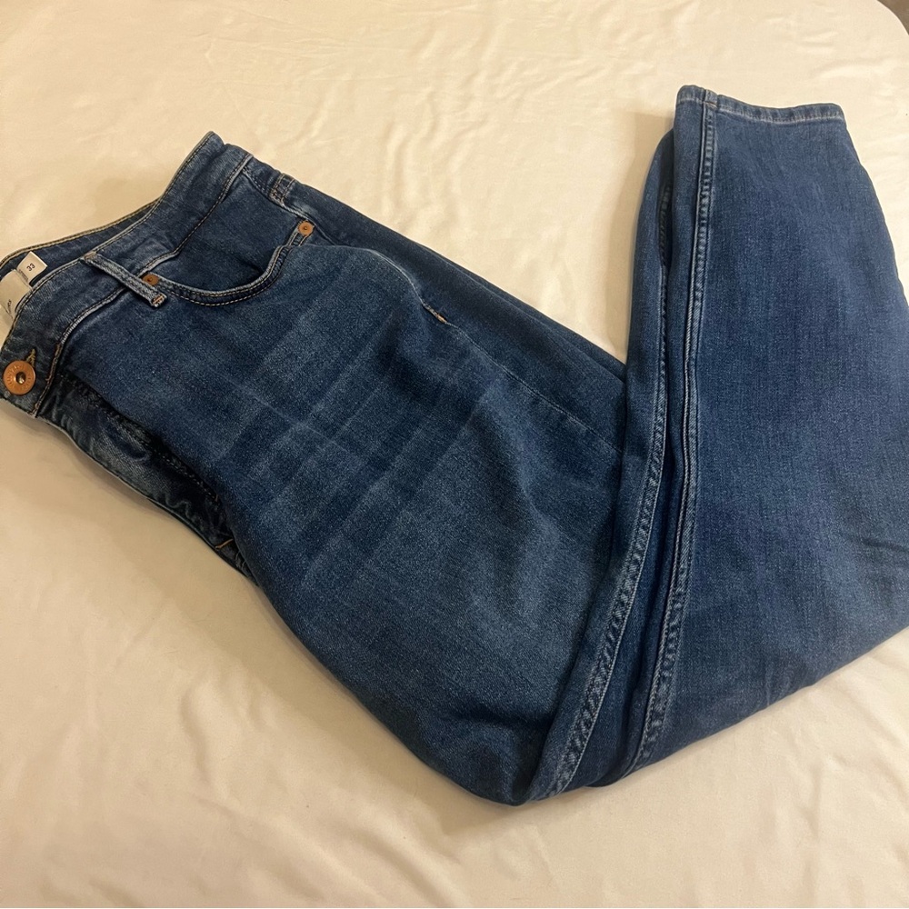 Vineyard Vines High Rise Skinny Jeans Women Size 33 Blue Preppy Stretch Denim
